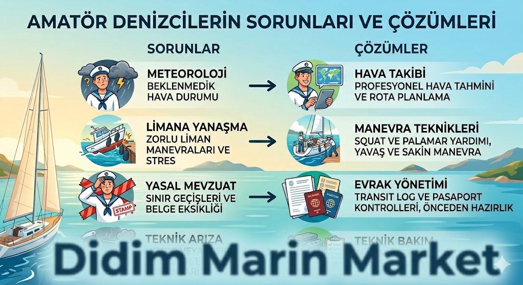 Amatör Denizciliğin Dinamikleri: Sık Karşılaşılan Sorunlar ve Profesyonel Çözüm Stratejileri