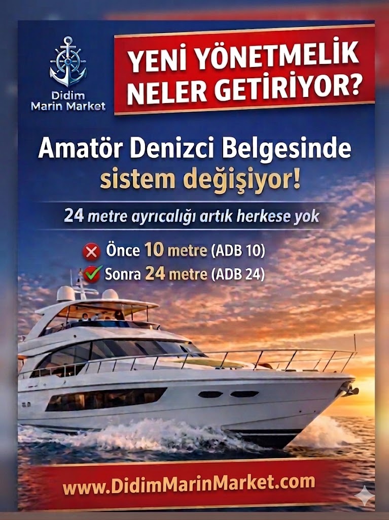Amatör Denizci Belgelerinde Kademeli Sistem