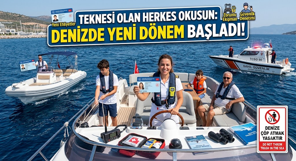 Teknesi Olan Herkes Okusun: Denizde Yeni Dönem Başladı!