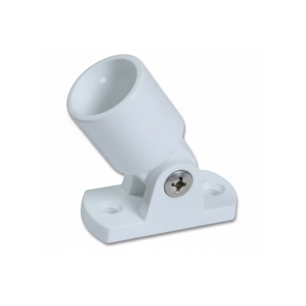 PLASTİK TENTE AYAĞI BEYAZ 25 MM