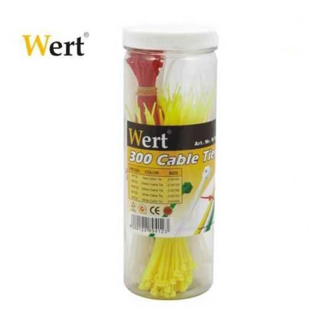 WERT 2430 RENKLİ KABLO BAĞI SET 300 PARÇA